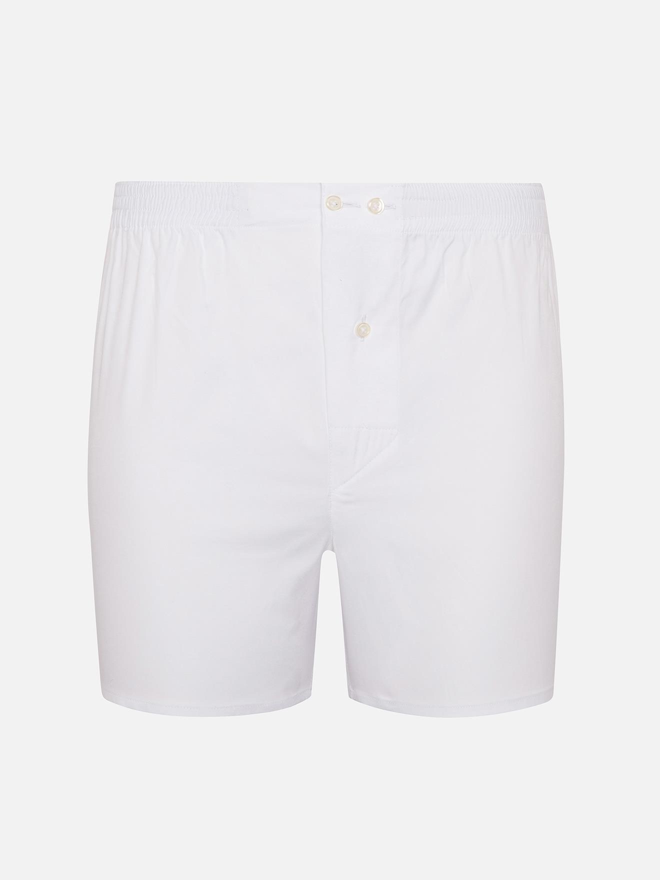White point pine boxer shorts - White - Pin Point - Male - Cafe Coton