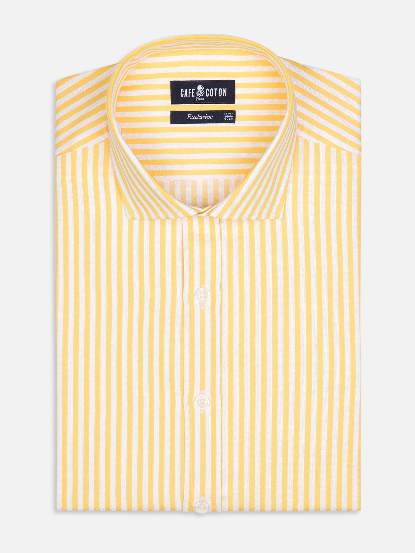 Chemise Benjy à rayures jaunes
