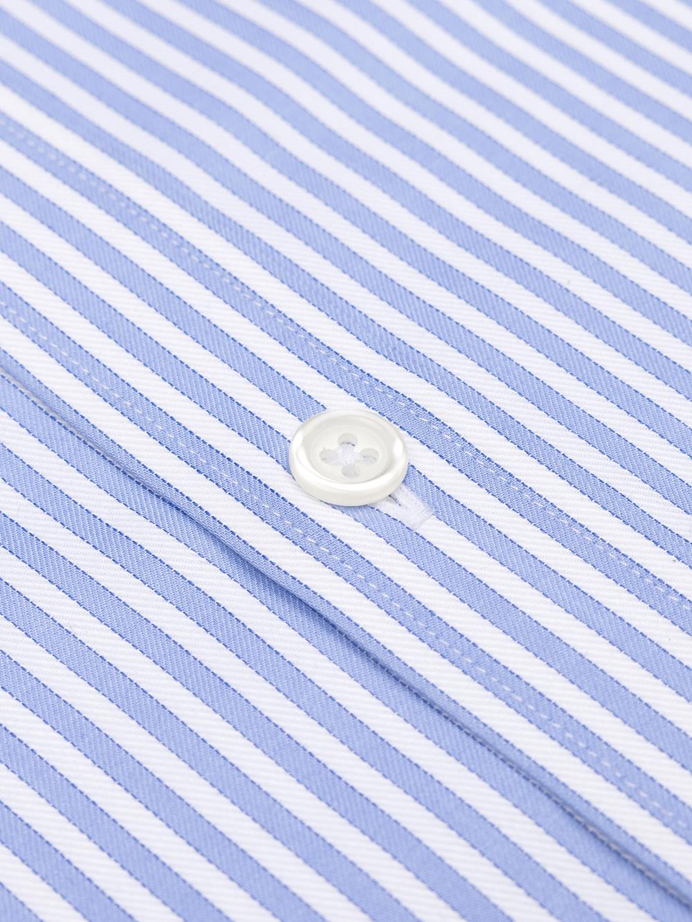 Camicia Colin a righe blu cielo - Con buttoncini