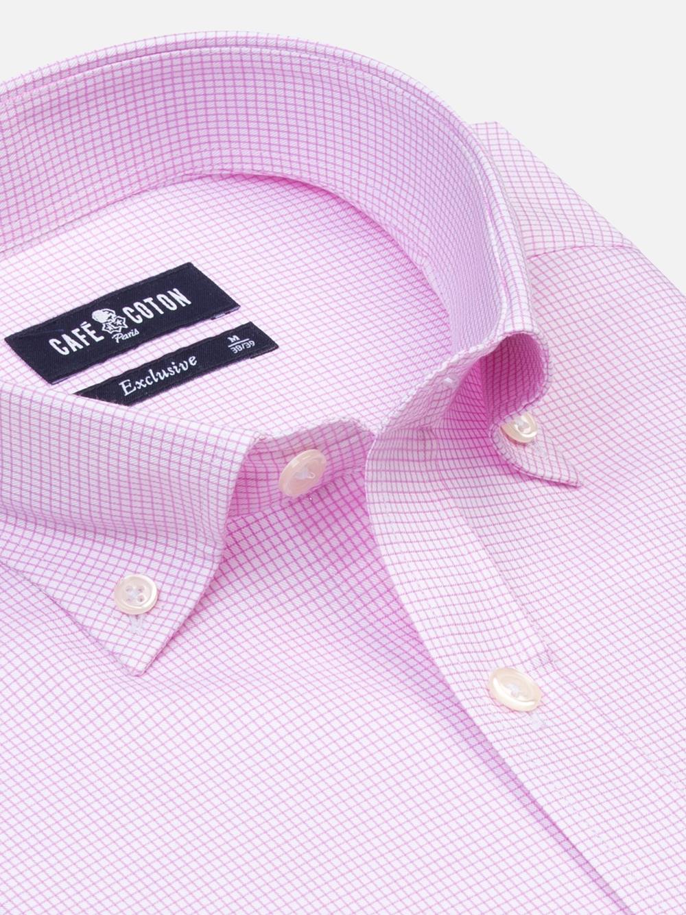 Lenny fitted shirt - Buttoned collar