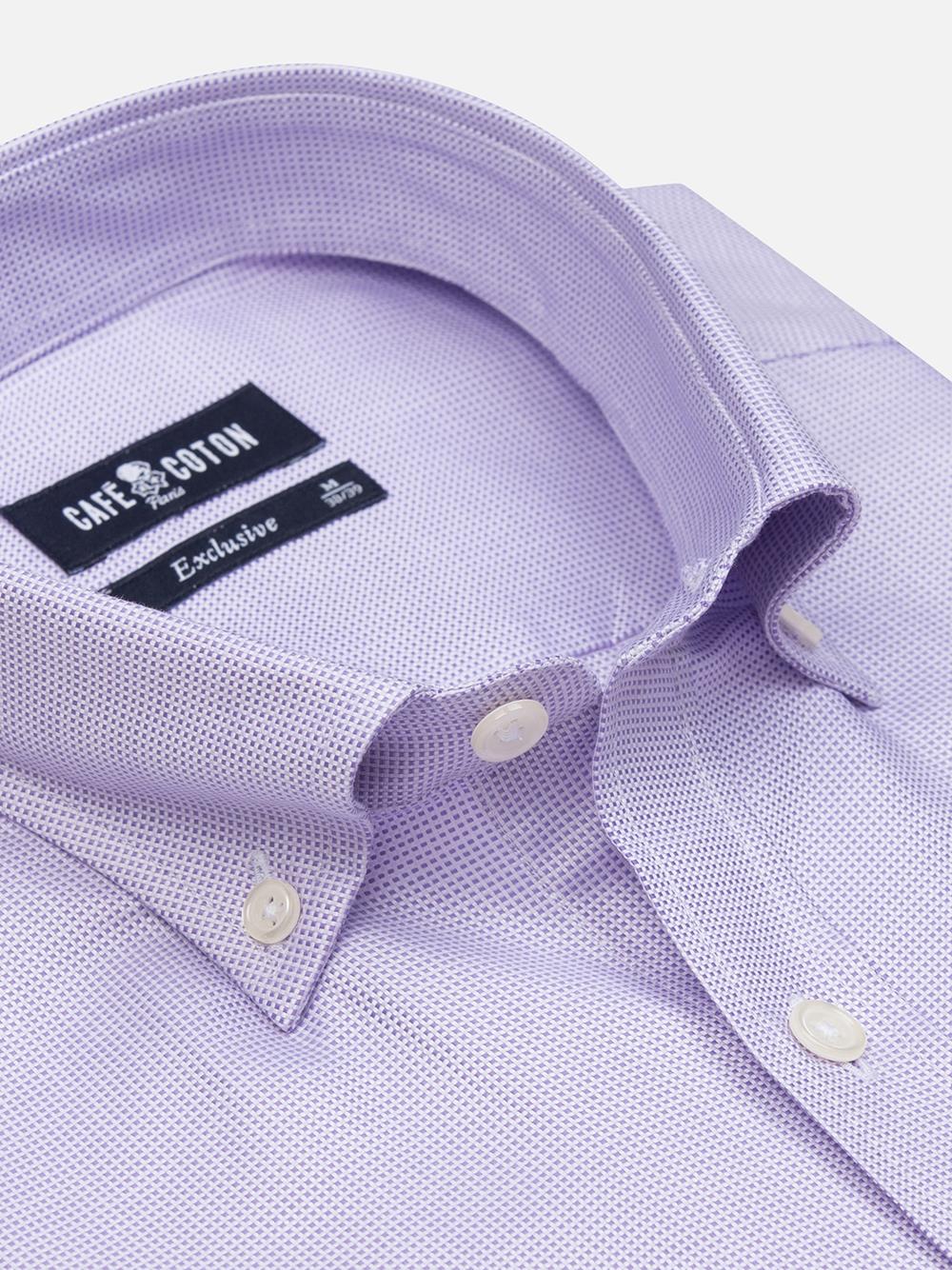 Parma slim fit shirt - Button down collar