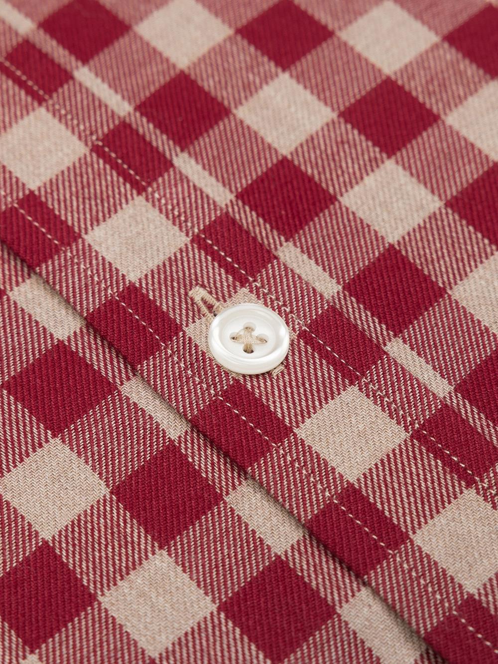 Sonny Flannel Check Shirt - Button down collar
