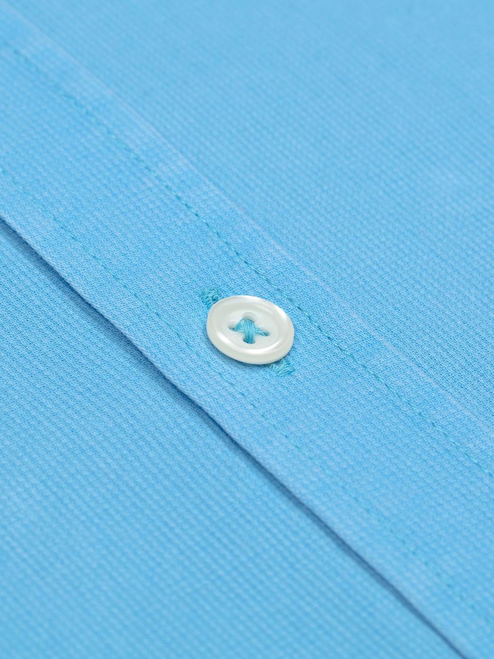 Mint slim fit shirt in washed pique