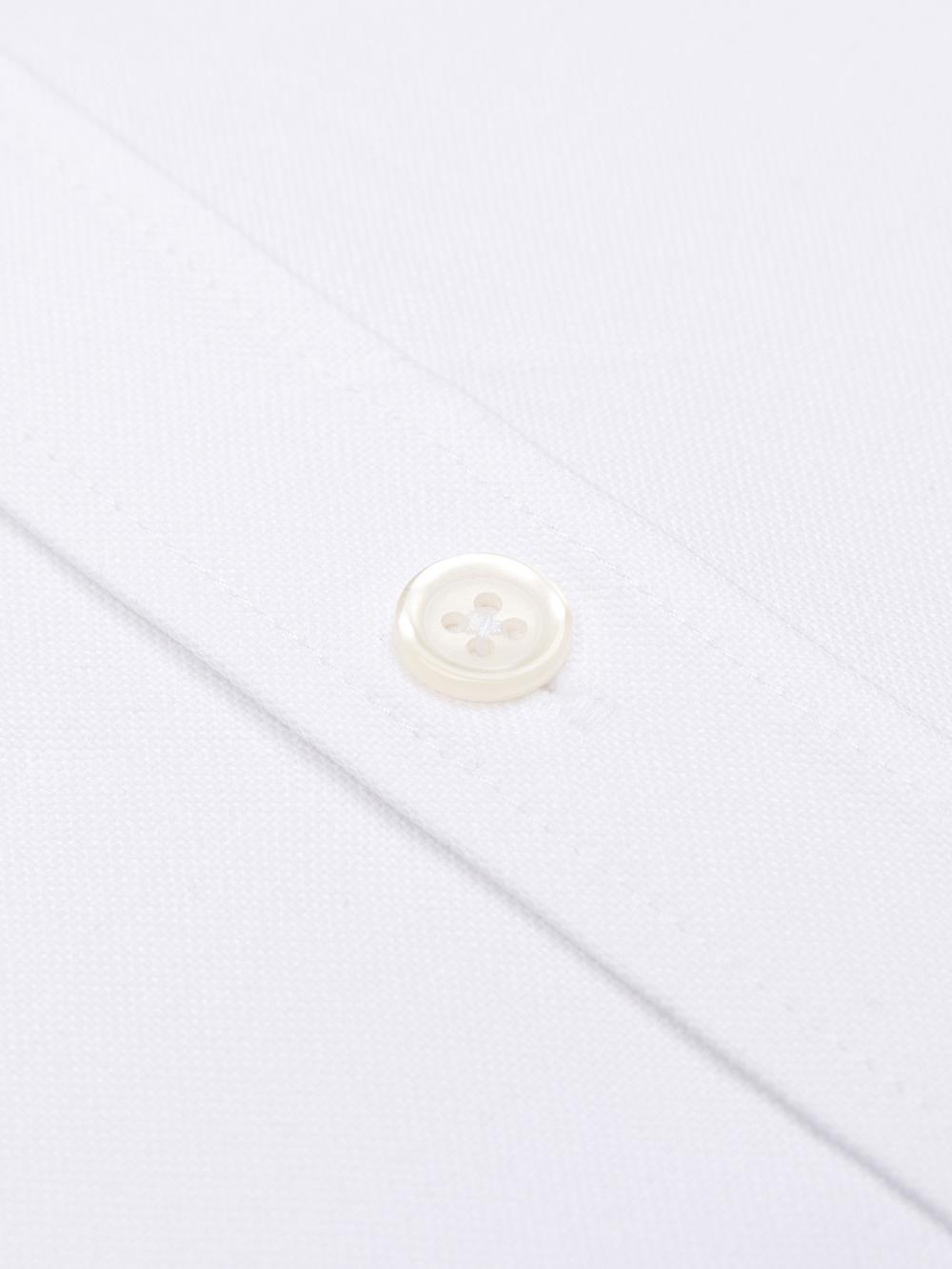 White washed organic oxford slim fit shirt