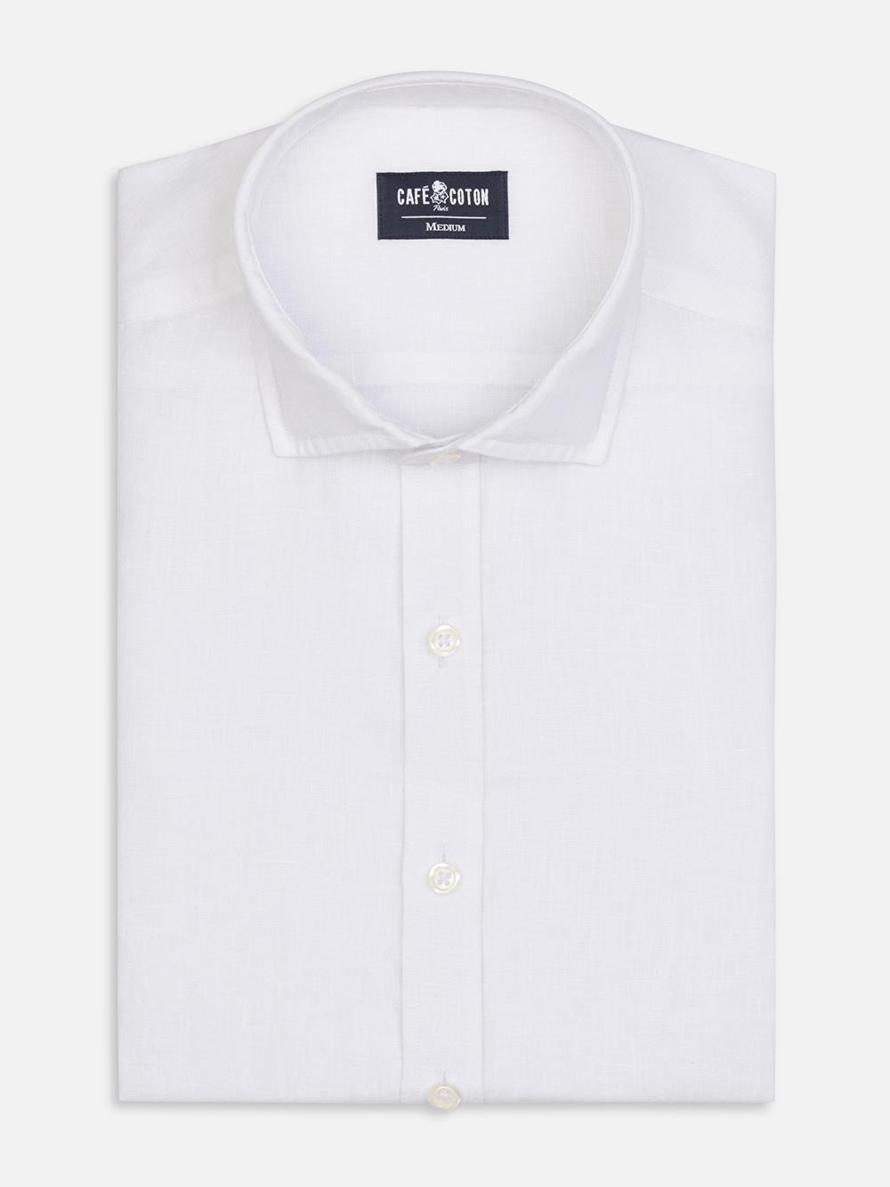 Chemise Olaf en lin blanc