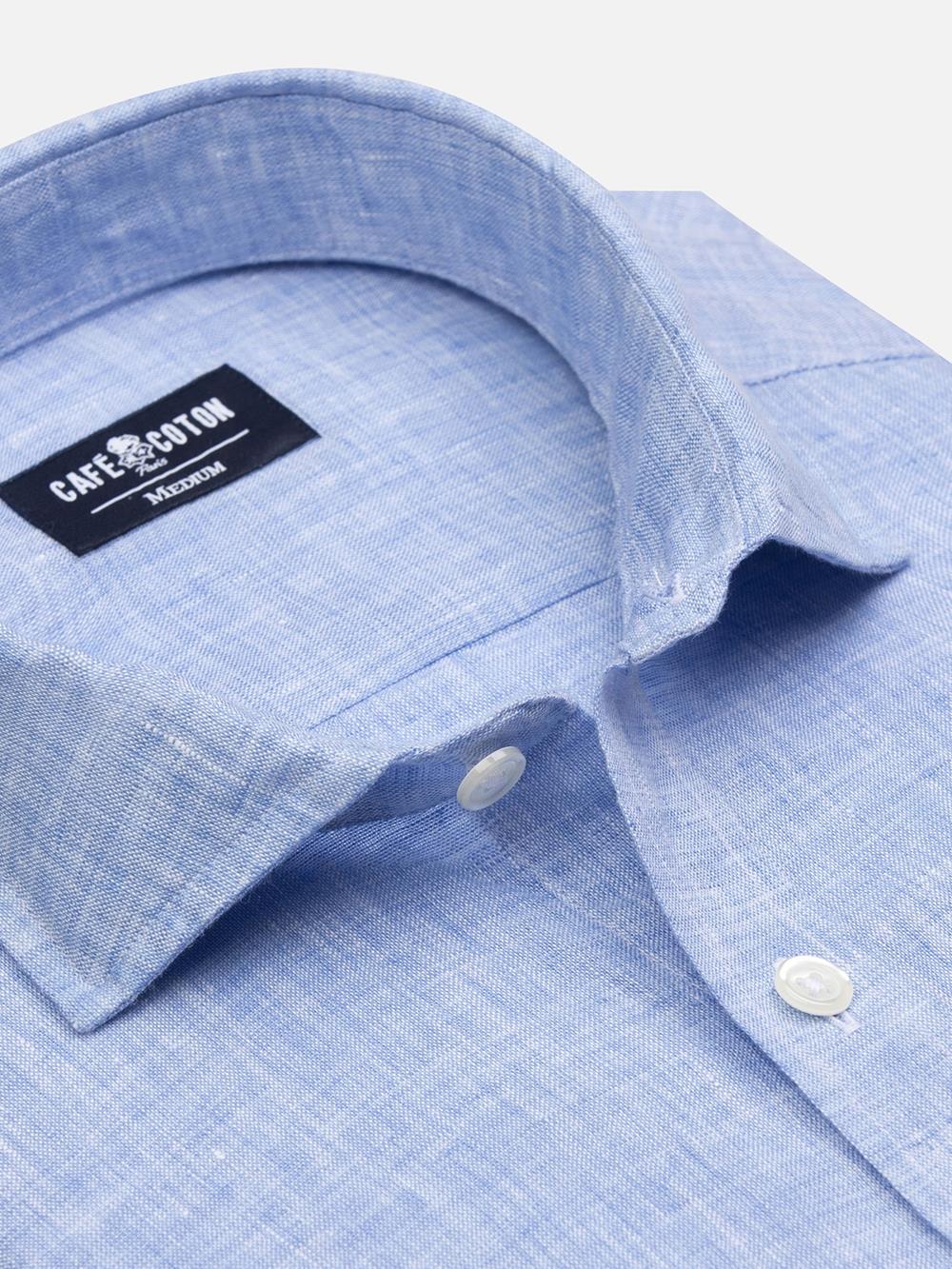 Olaf sky linen shirt 