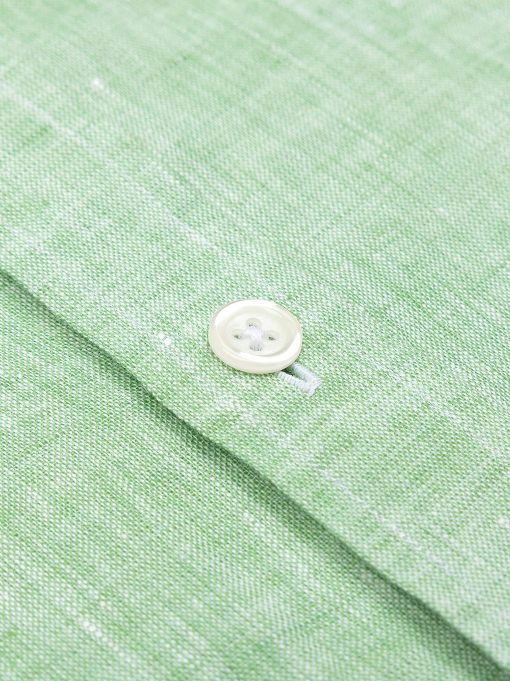 Camicia Olaf in lino verde