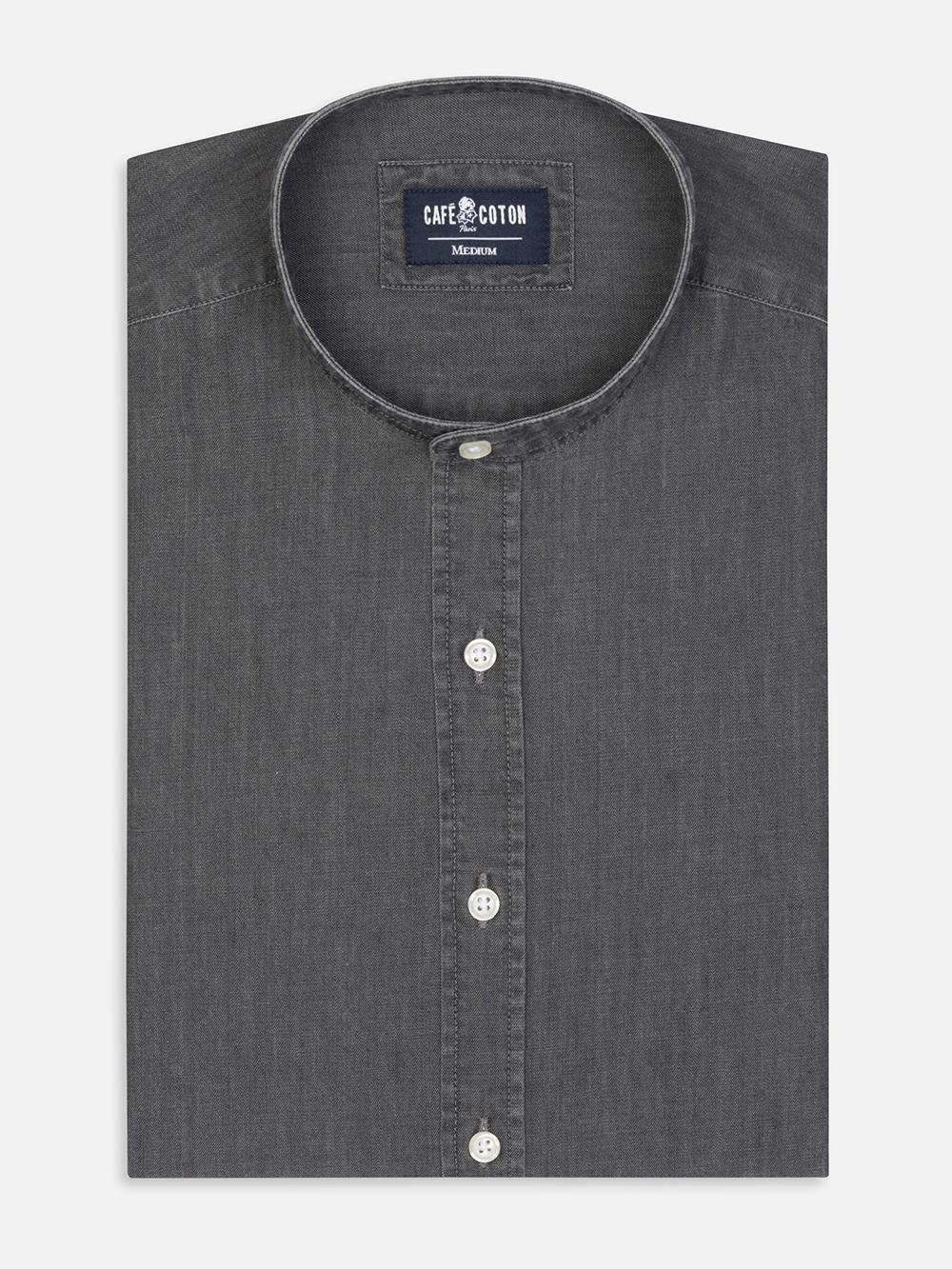 Lou Grey Denim slim fit shirt 
