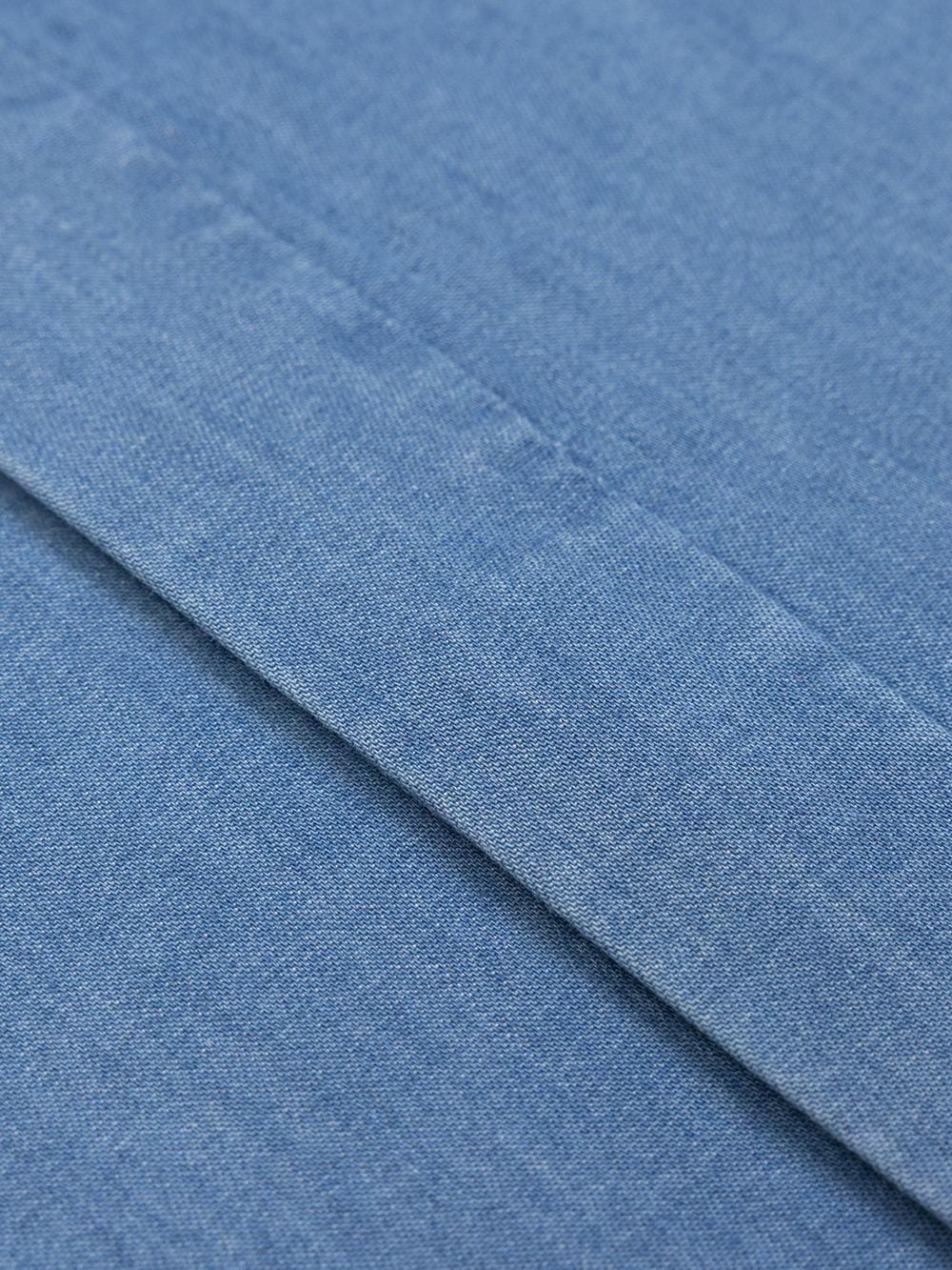 Blauw denim overhemd