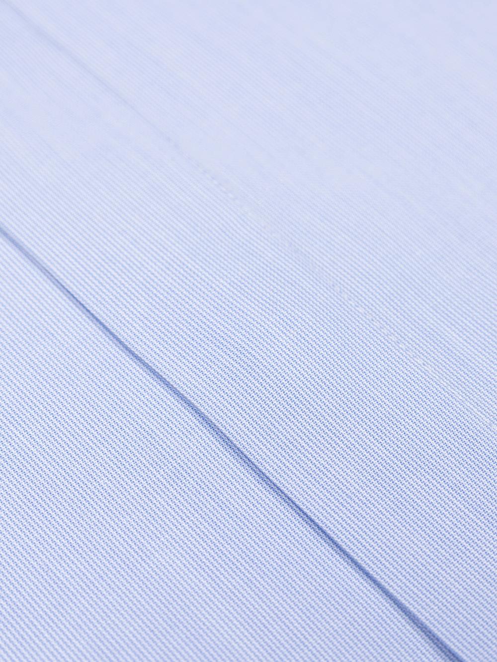 Hemd mit tausend Streifen himmelblau - Verdeckte Knopfleiste