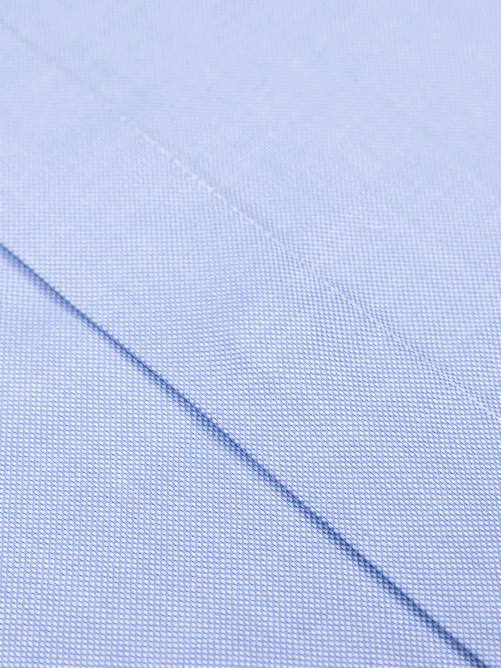Oxfordhemd himmelblau - Verdeckte Knopfleiste