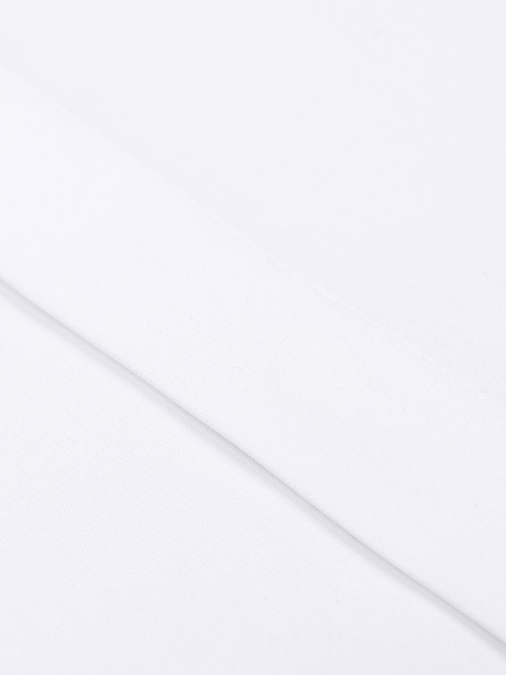 White poplin shirt - Hidden Placket