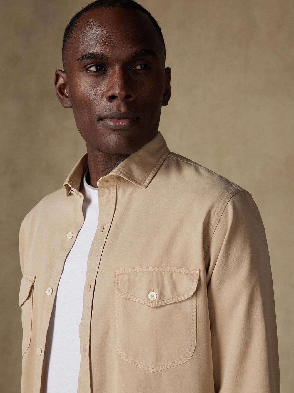 Scali Sand Gabardine Shirt - Limited Edition