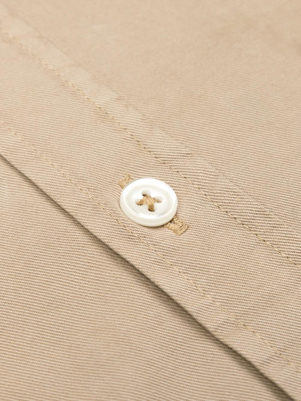 Chemise Scali en gabardine sable - Série limitée