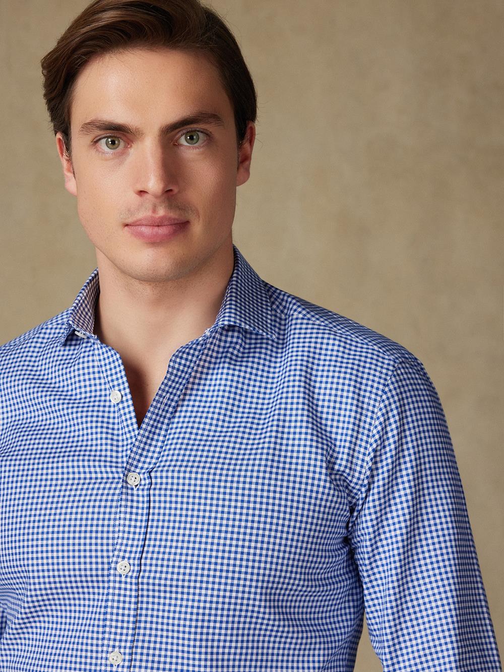 Anthony gingham shirt - Navy 