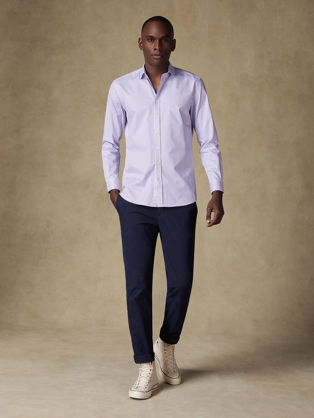 Barry stripe shirt - Lilac