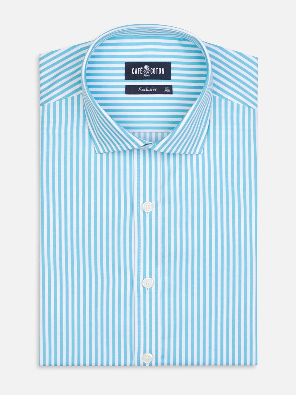 Barry stripe shirt - Turquoise