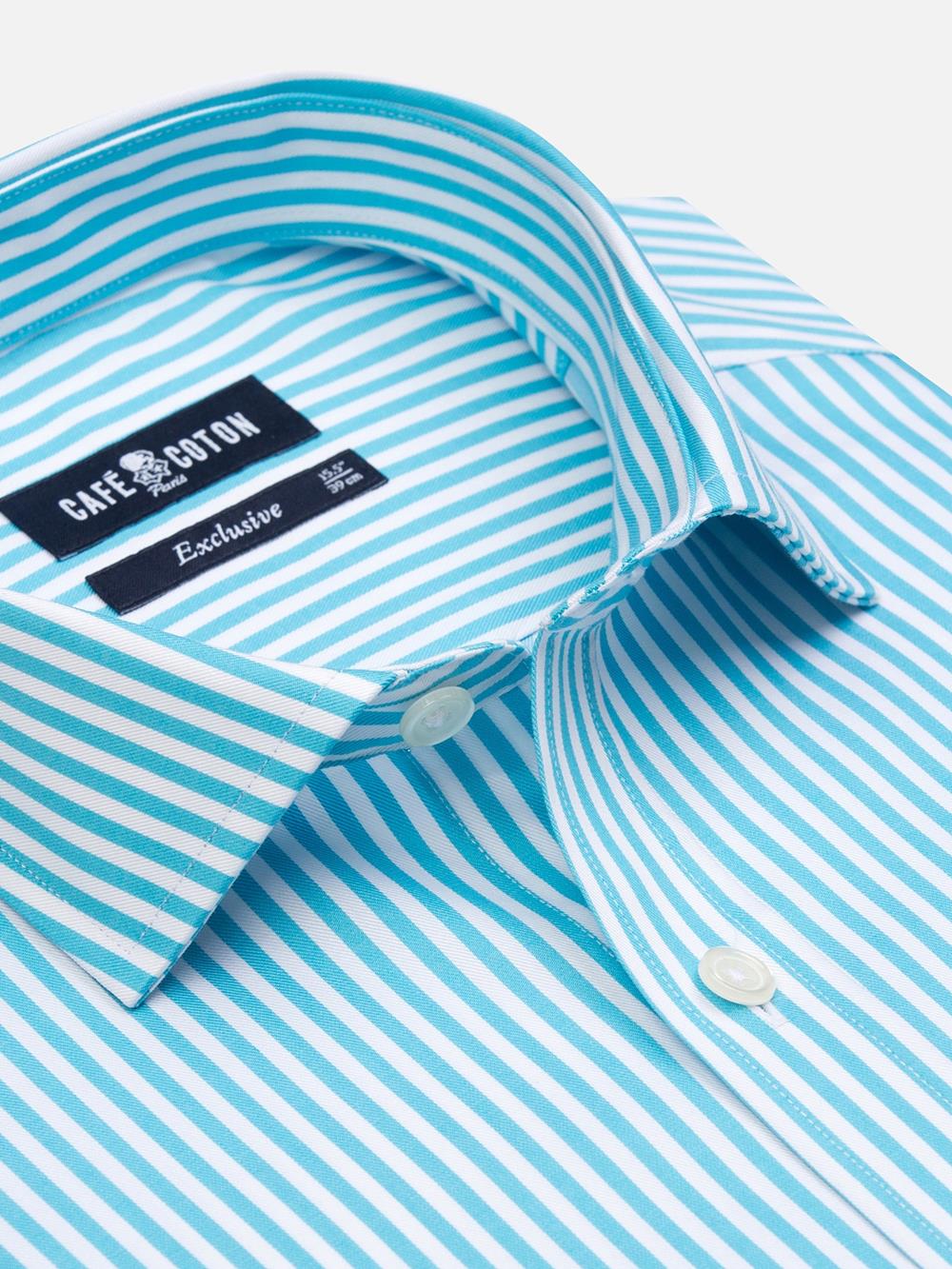 Barry stripe shirt - Turquoise