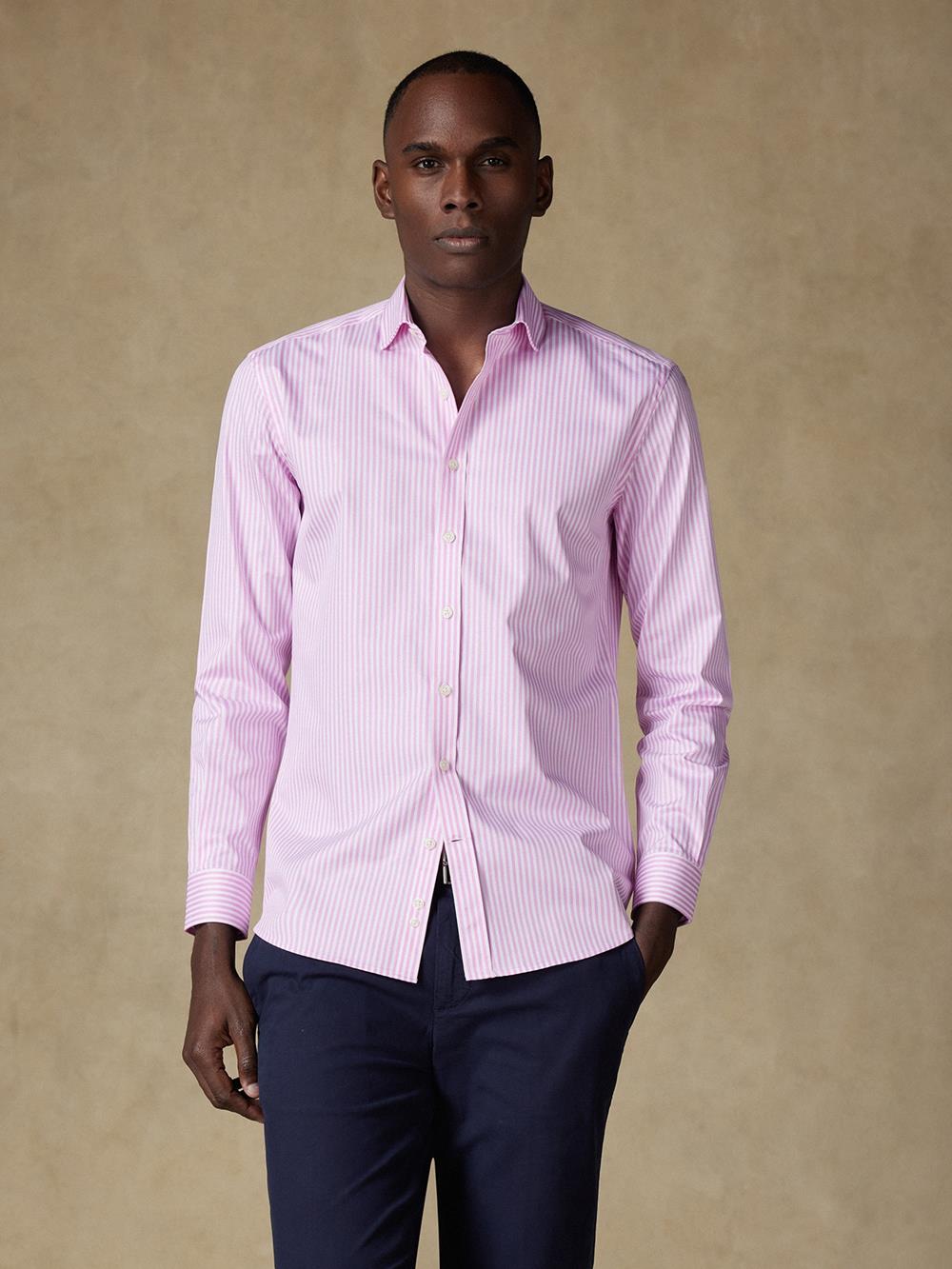 Camicia Barry a righe rosa