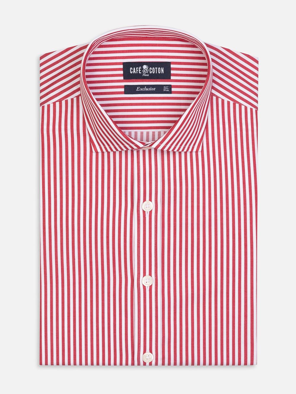 Camisa Barry de rayas rojas