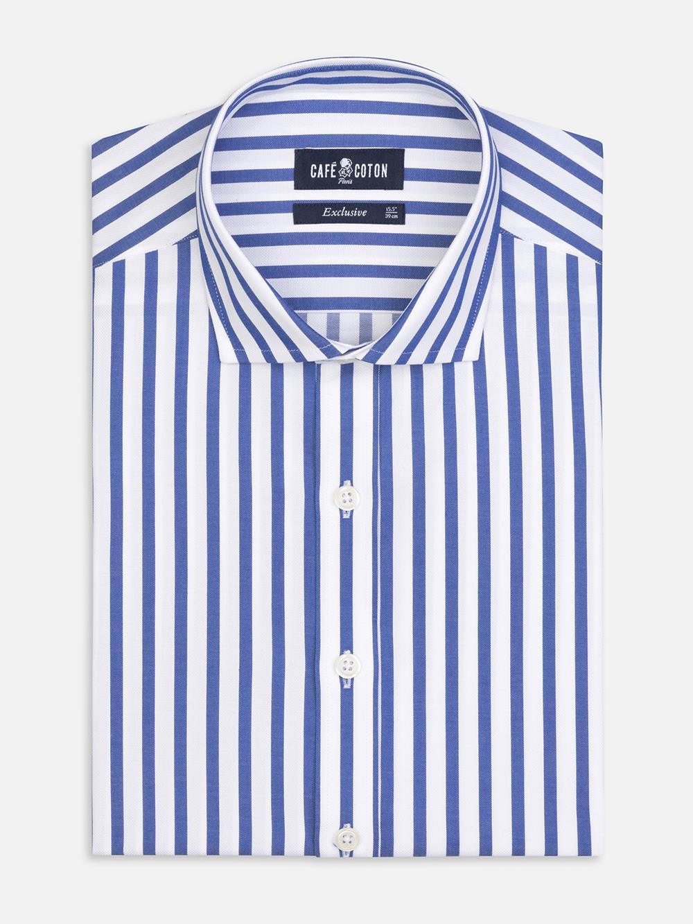 Billy stripe shirt - Navy