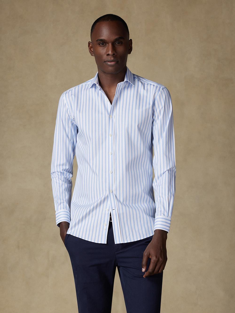 Casper stripe shirt - Blue sky