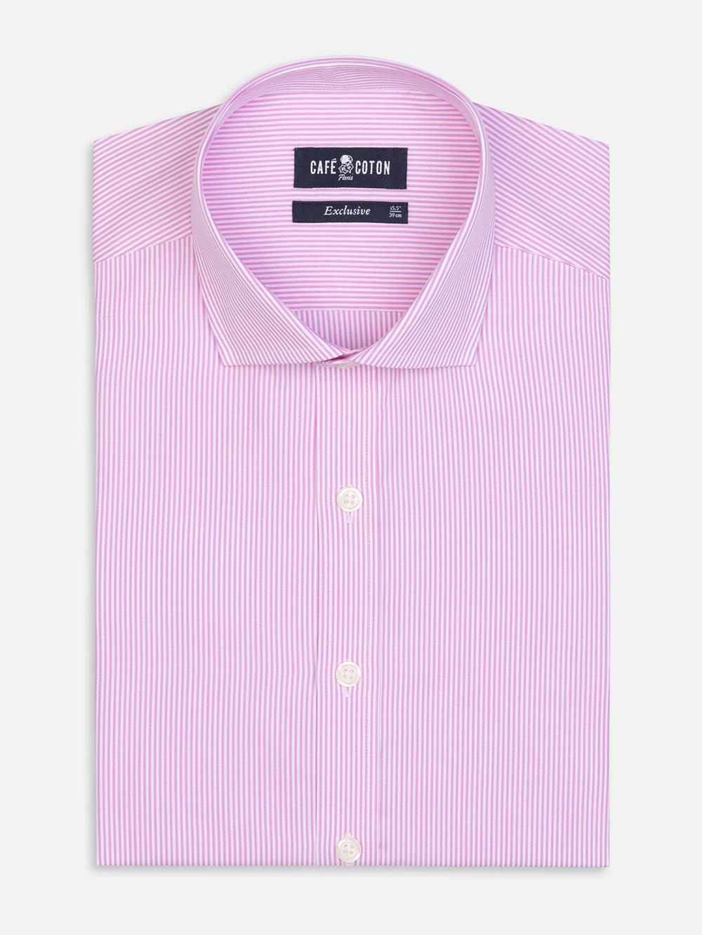 Menthon pink stripe shirt