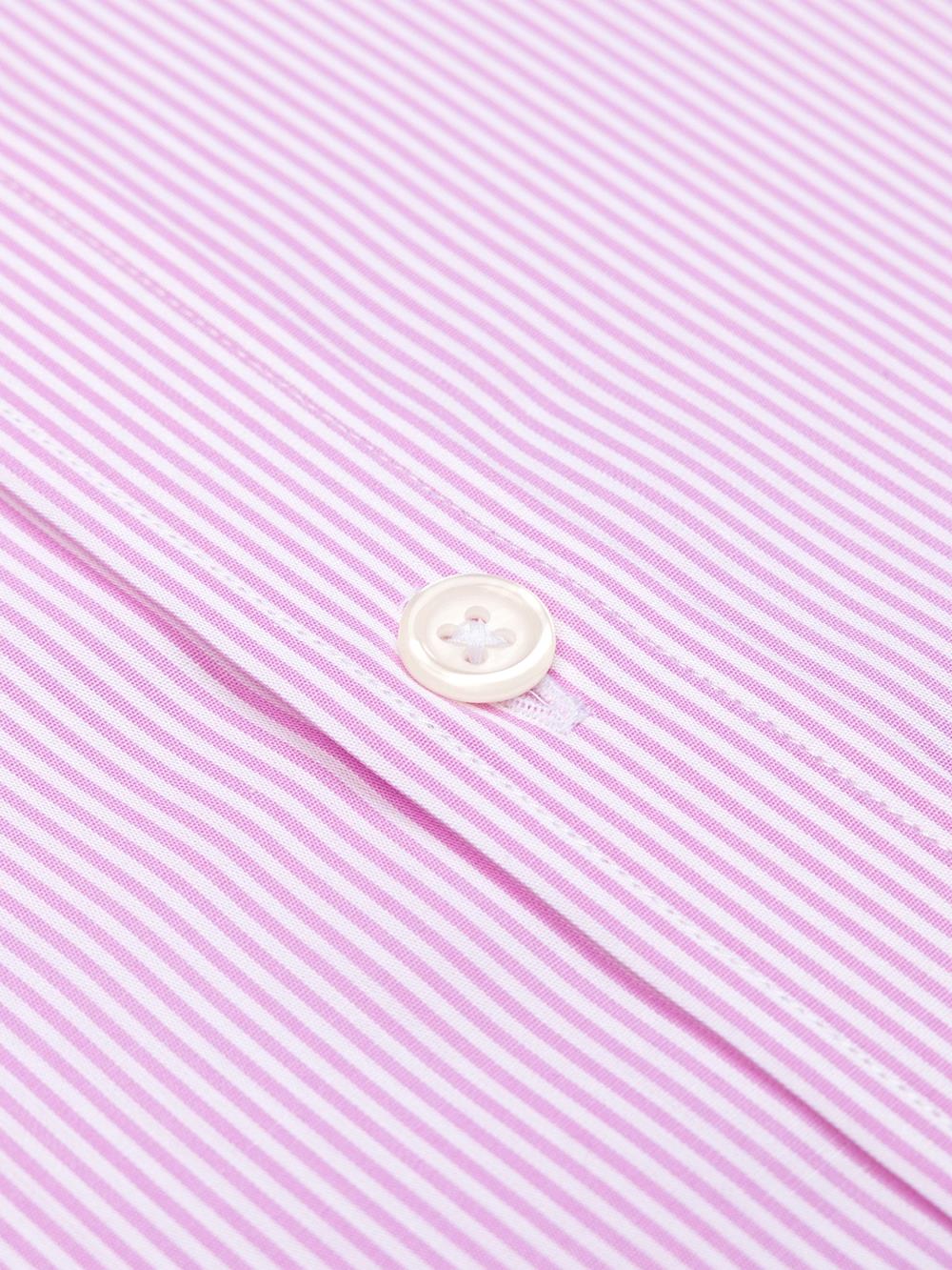 Menthon pink stripe shirt