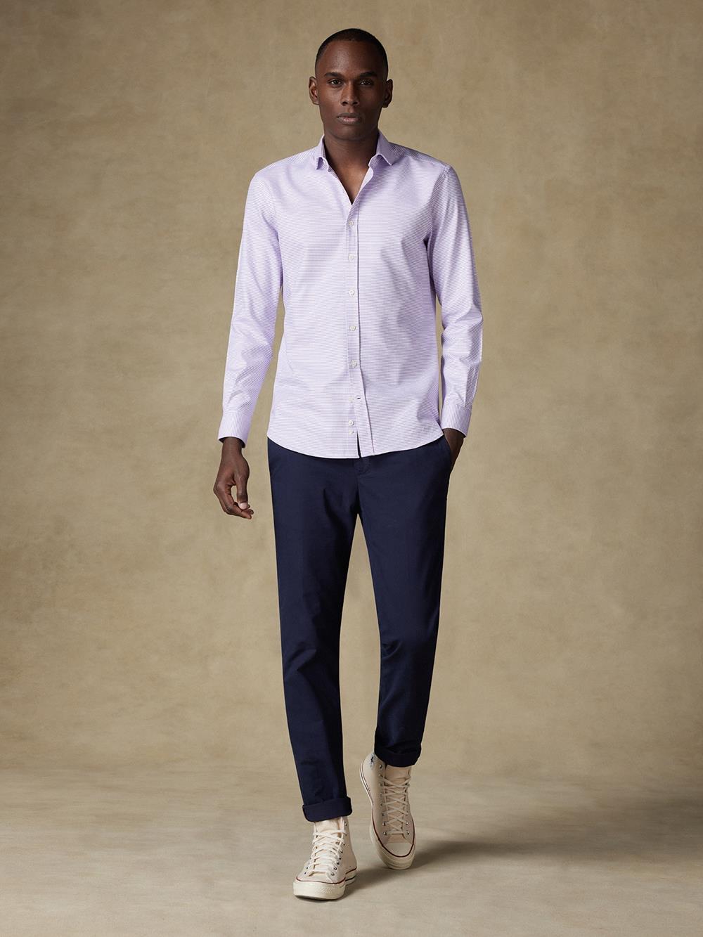 Brock twill slim fit shirt - Parma