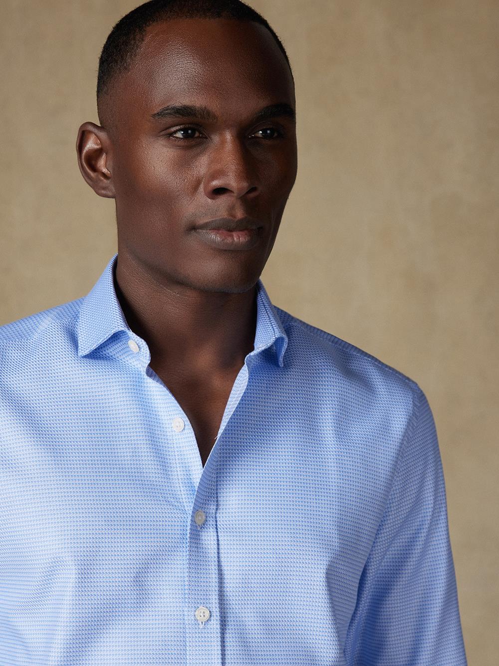 Cameron twill slim fit shirt - Blue