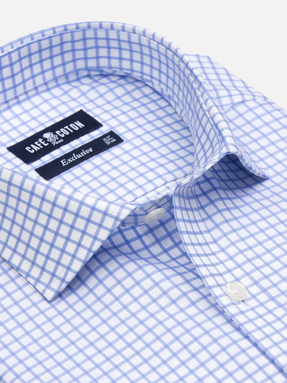 Carlton check slim fit shirt - Blue sky