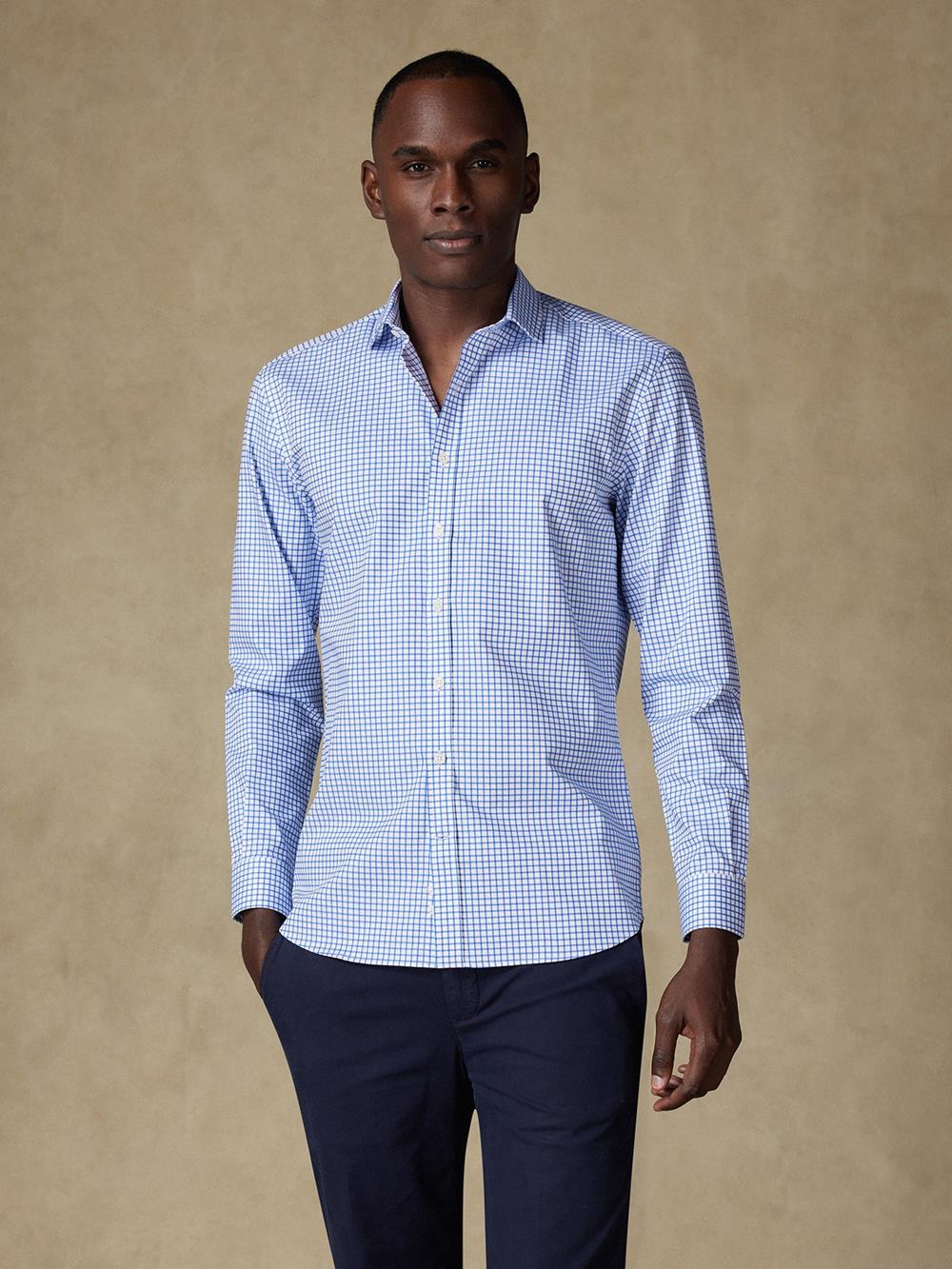Carlton check slim fit shirt - Blue