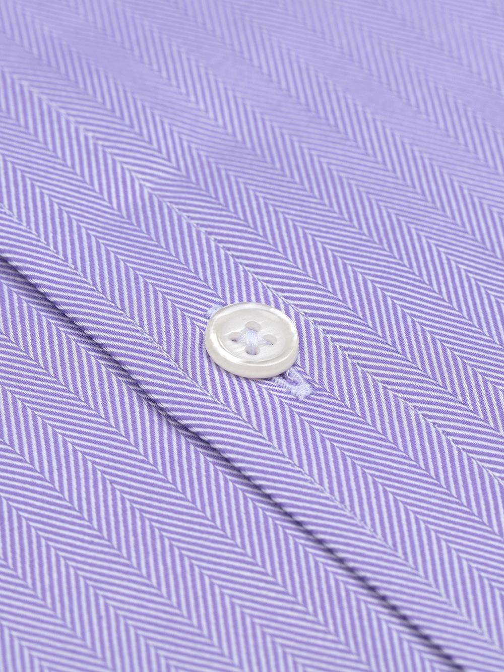 Slim-fitted parma visgraat overhemd