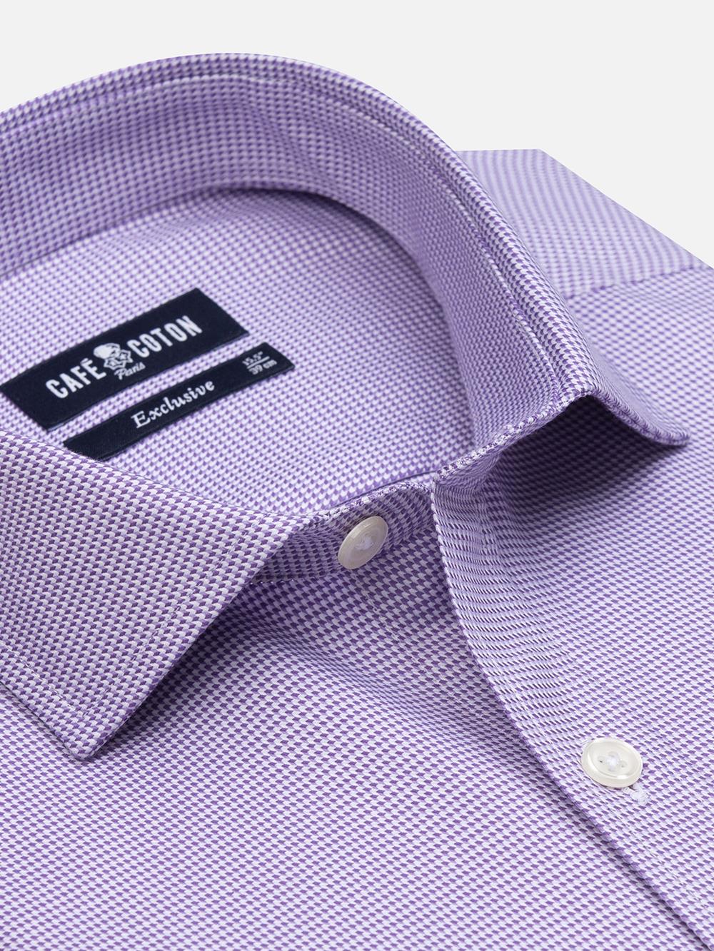 Camisa slim fit Elli de sarga de parma