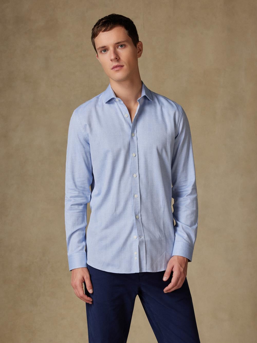  Hall sky flannel slim fit shirt - Extra Long Sleeves