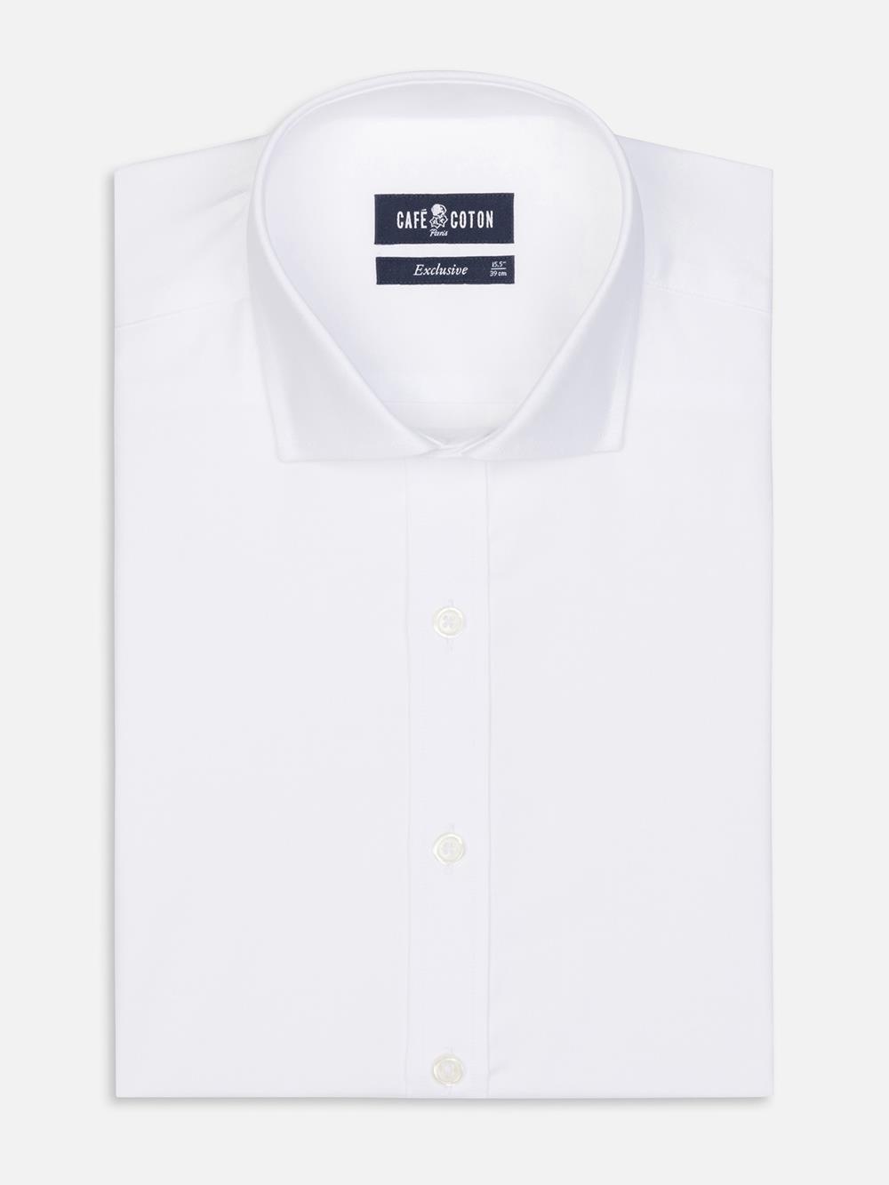 Camicia slim fit oxford bianca