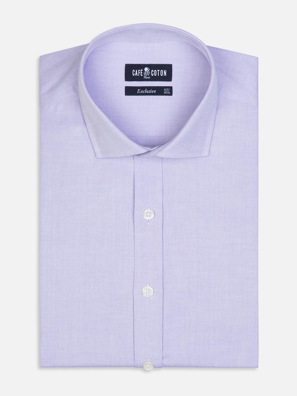 Slim-fitted overhemd in parma dennenpunt