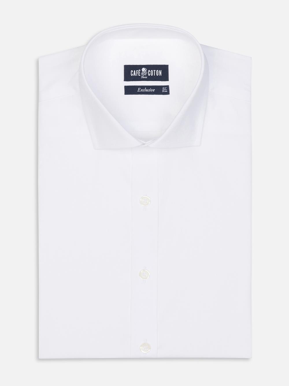  PopelineTailliertes Hemd weiß