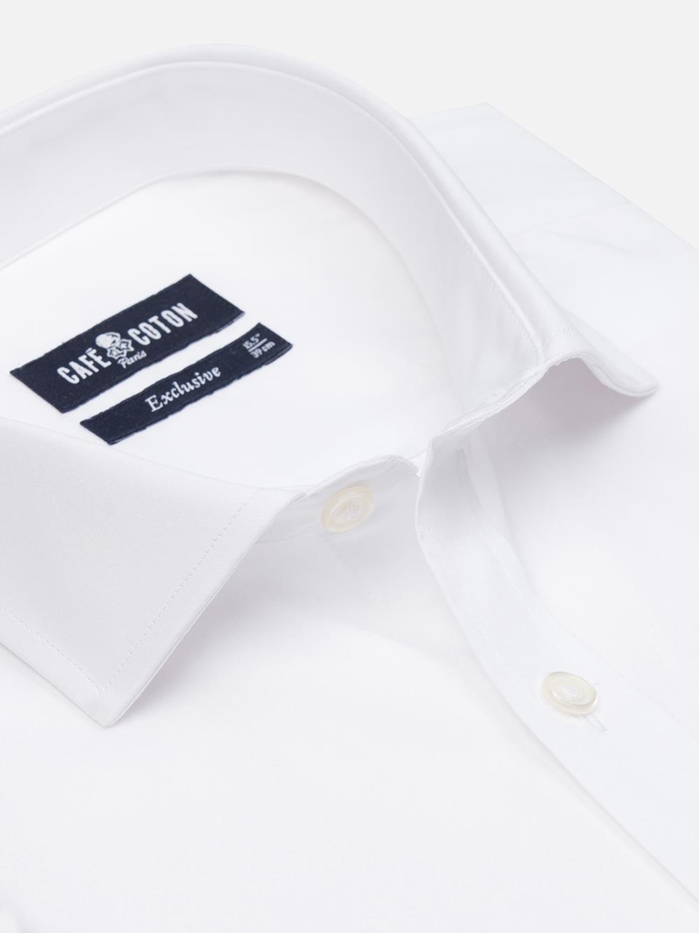  PopelineTailliertes Hemd weiß
