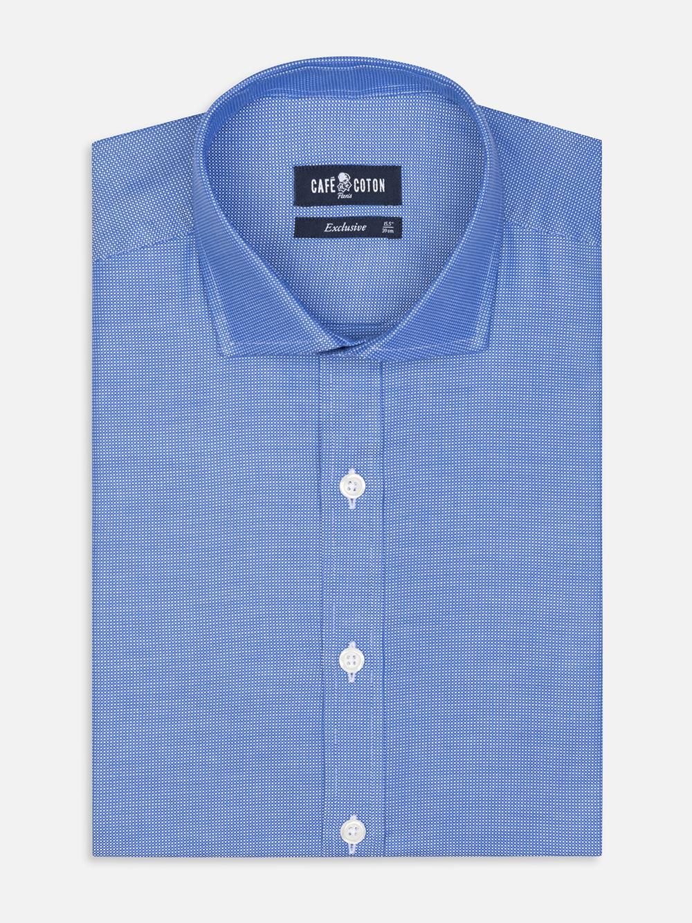Sole blue braid shirt