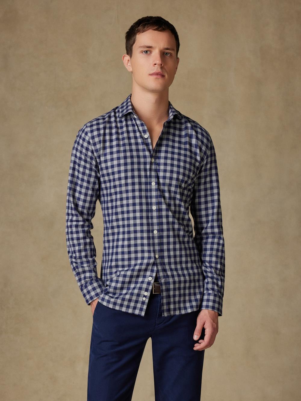 Wrighley Camisa de Franela a Cuadros