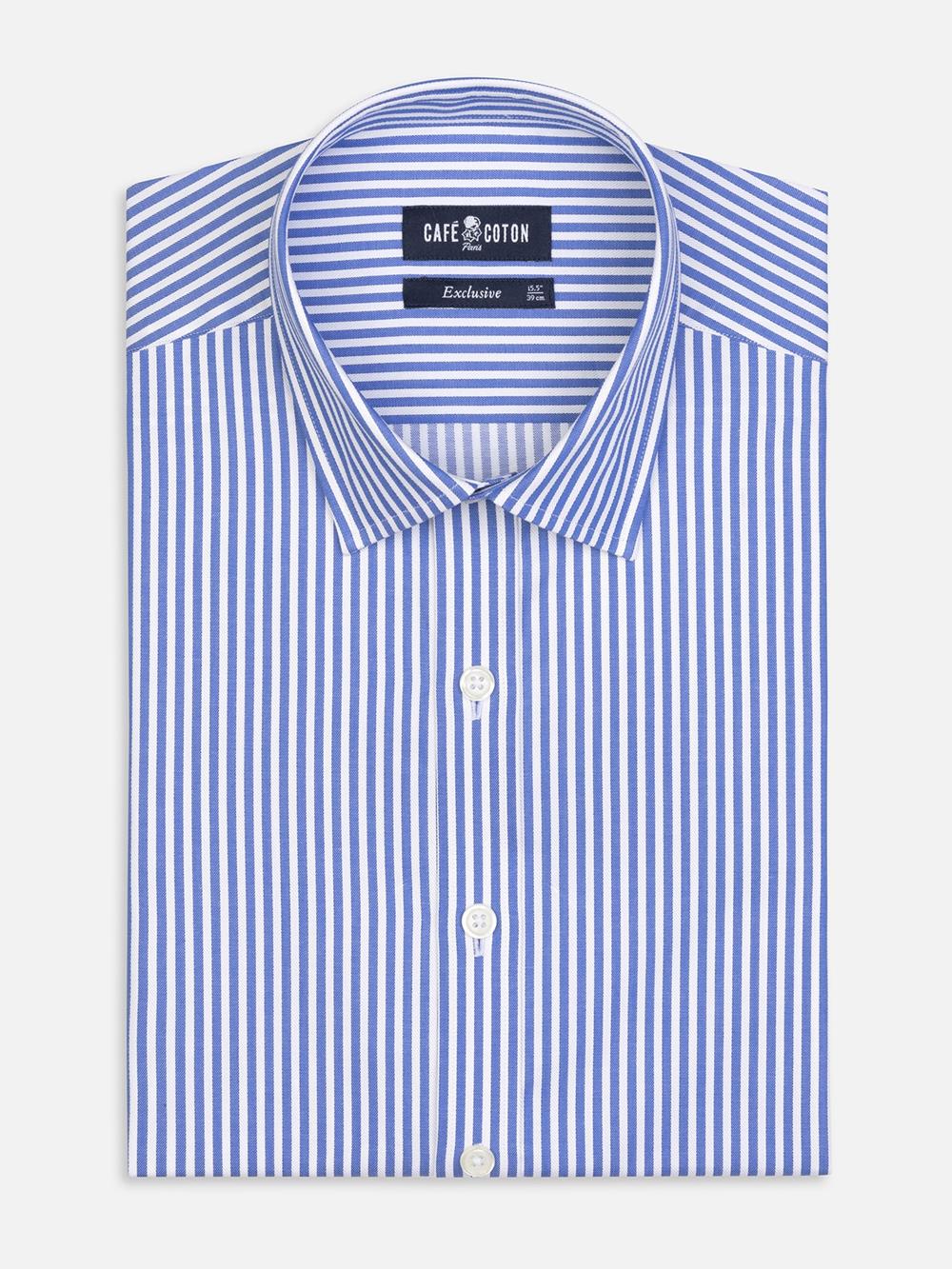 Colin stripe slim fit shirt - Blue