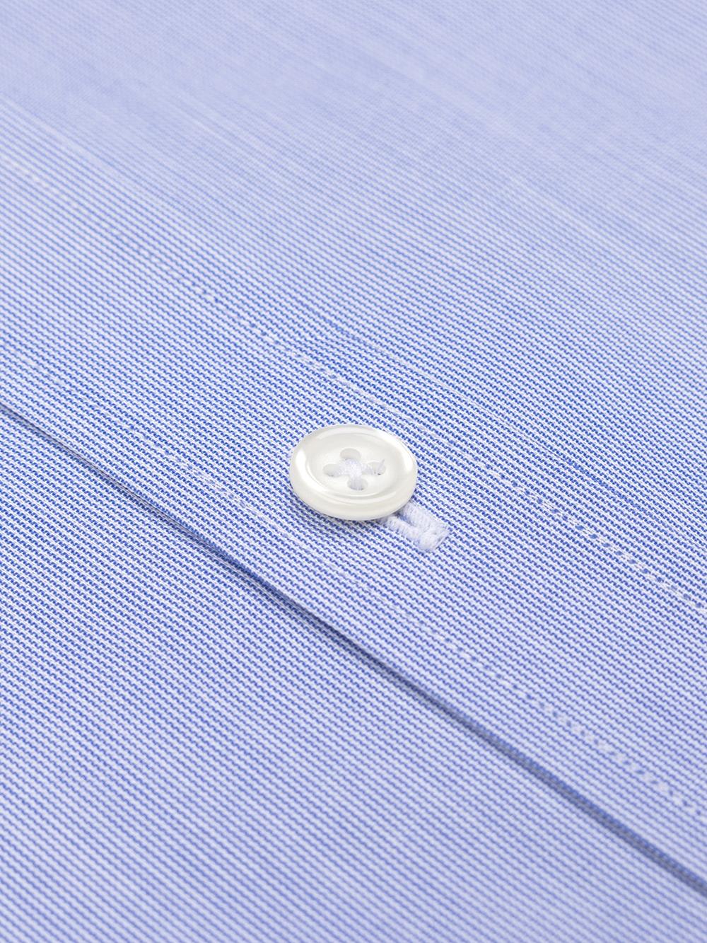 Thousand Stripes Blue slim fit shirt - Short Collar