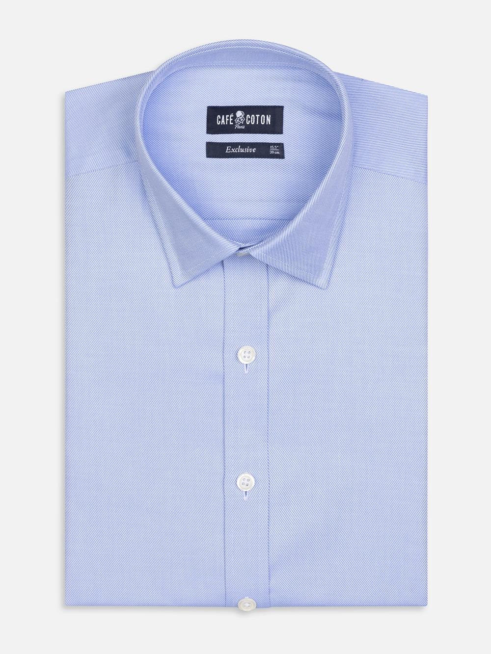 Twill slim fit shirt - Small collar