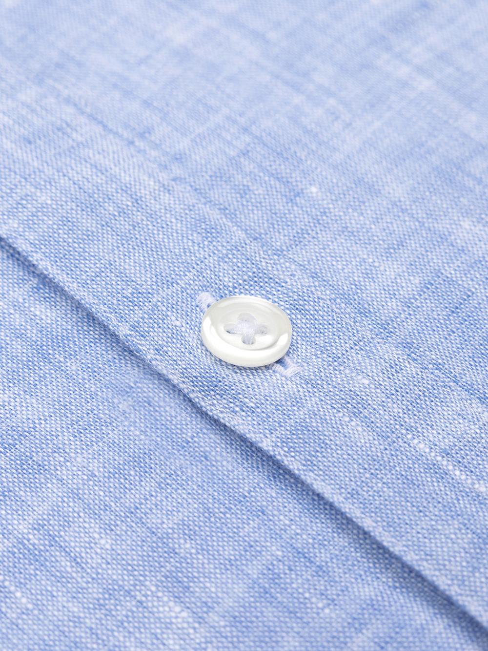 Olaf linen popover shirt sky linen