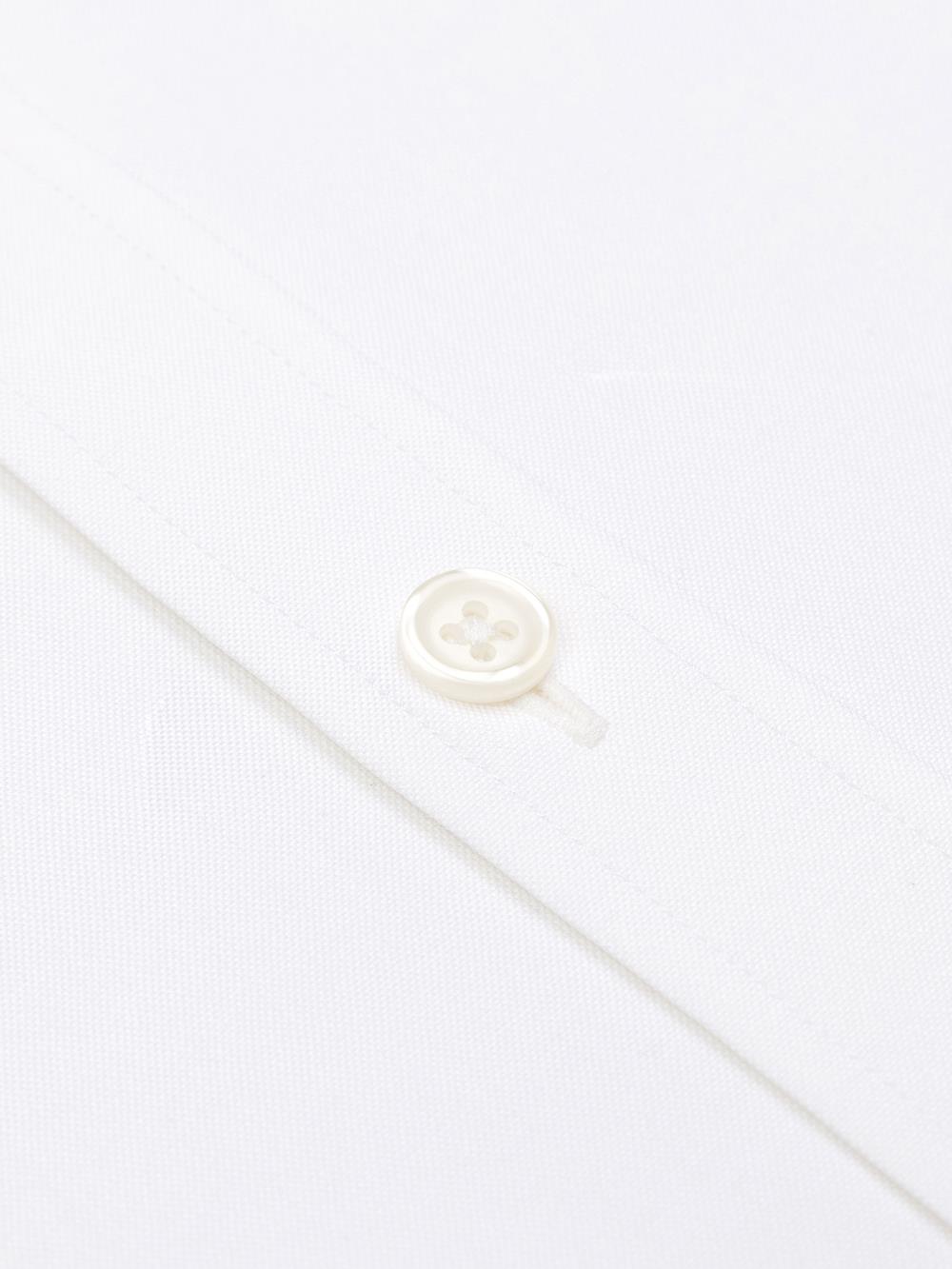 Off white pin point overhemd - Musketier manchetten