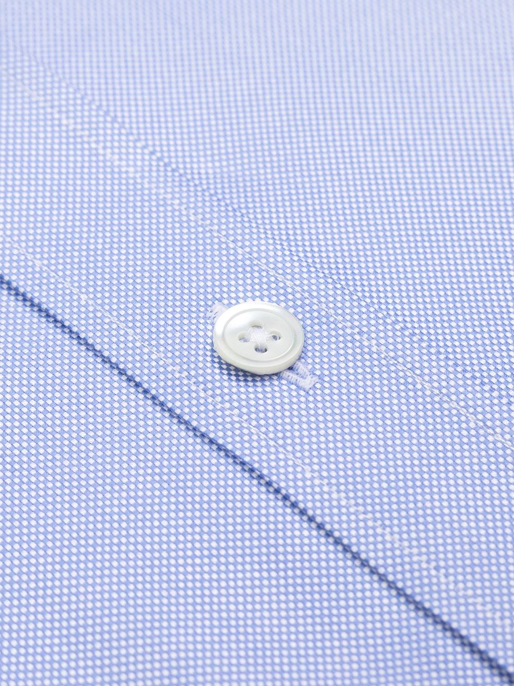 Royal sky blue oxford shirt - Double Cufflink