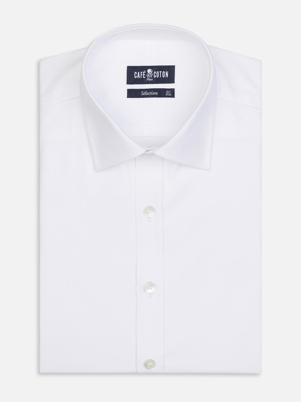 Koninklijk wit oxford overhemd