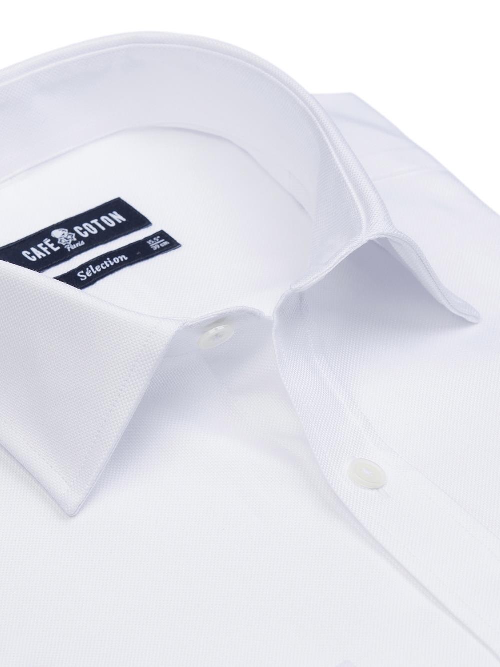 Königlich weißes Oxford-Hemd