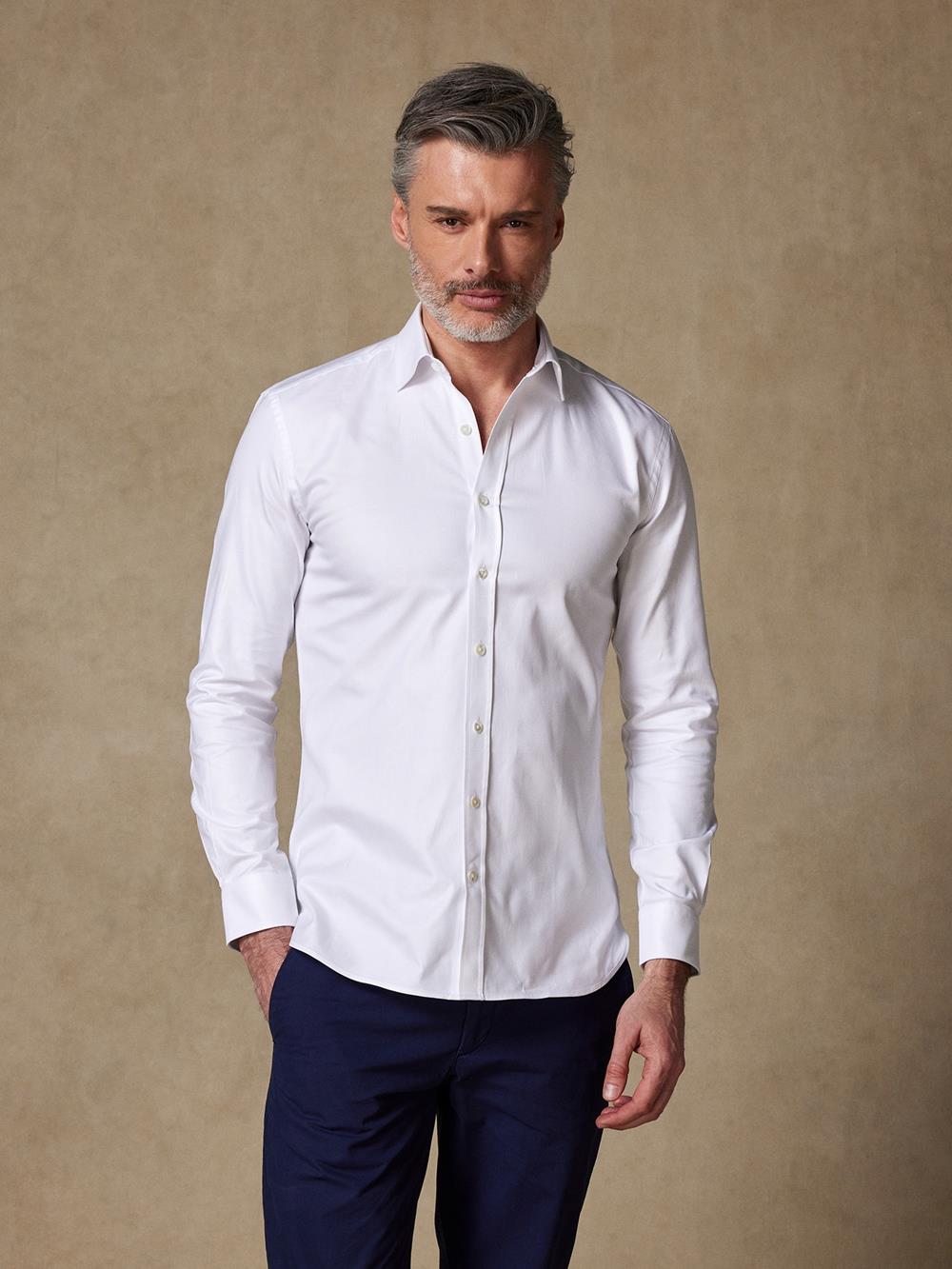 Royal white oxford shirt